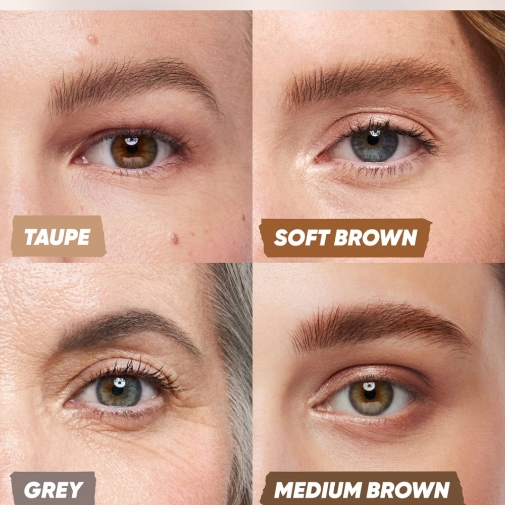 Kosaa Air Brow Fluff + Hold Treatment Gel: Grey, .12oz, NIB - Picture 4 of 7